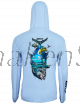 Long Sleeve Performance Shirt Brand Values GT - Light Blue