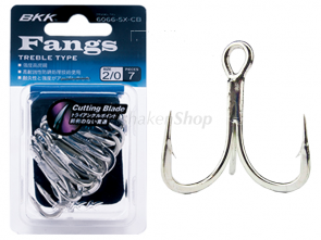 BKK Fangs Treble Hooks 6066-5X-CB